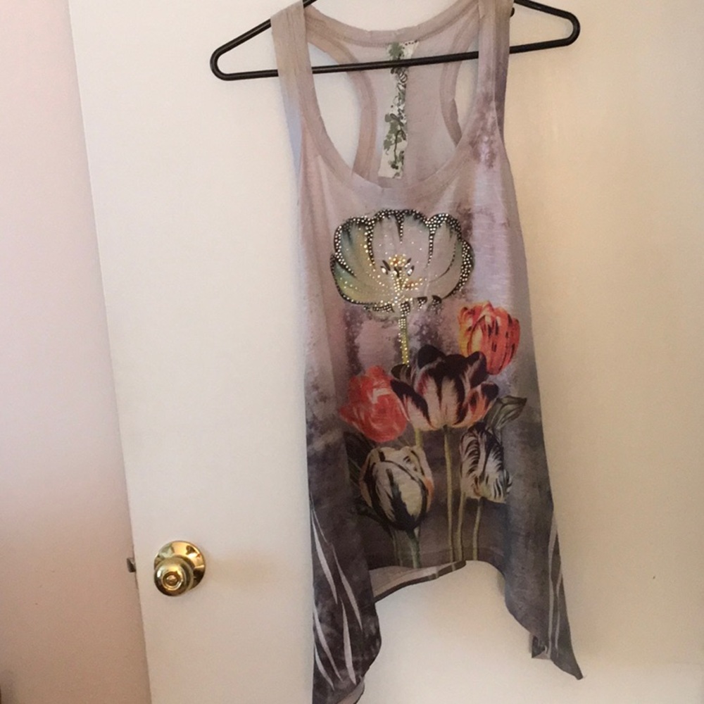 Code Unique high low tank top - Picture 1 of 3
